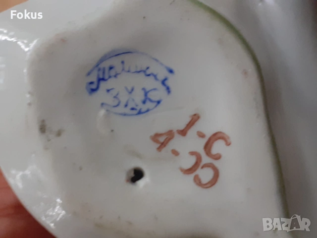Съветски порцелан статуетка фигура надпис маркировка, снимка 4 - Антикварни и старинни предмети - 53273761