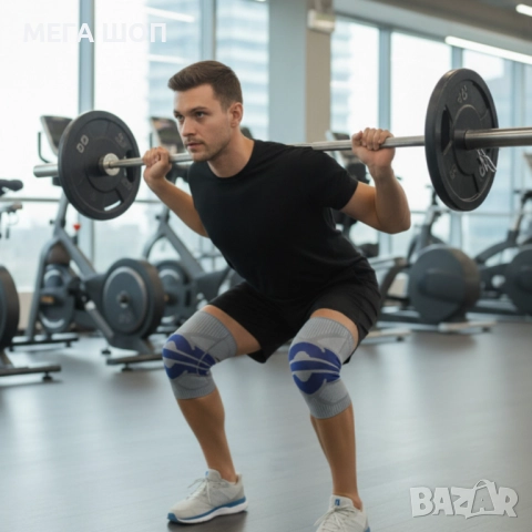 Универсална еластична наколенка Vbosi 7780B – стабилност, комфорт и защита при натоварване, снимка 2 - Други - 52696542