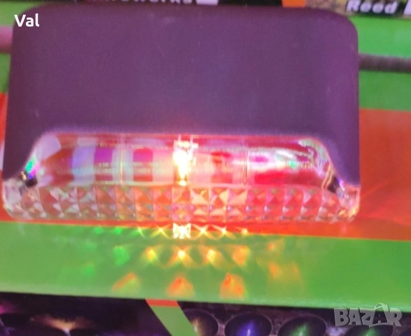 Водоустойчиви соларни лампи за декориране на огради, стъпала, външни палуби, парапети, 1 брой 