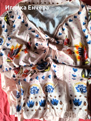 Сатениран комплект от две части , снимка 6 - Комплекти - 50829259