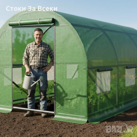 Оранжерия със здрава конструкция в различни размери, снимка 4 - Оранжерии - 53856335