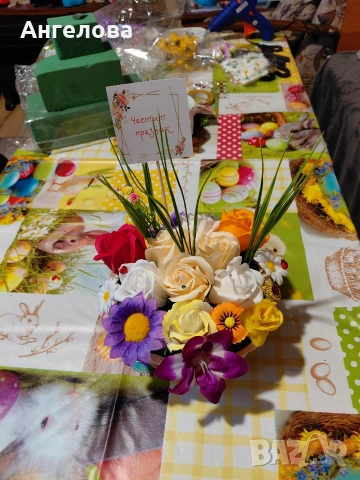 Кошница с цветя!, снимка 3 - Подаръци за рожден ден - 53962217