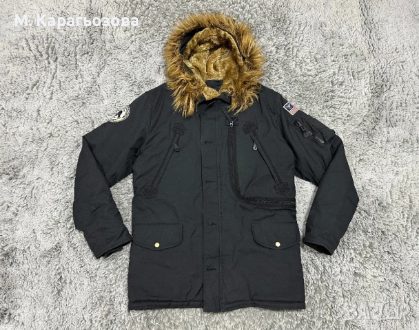 Мъжко яке Alpha Industries Polar Parka, Размер M, снимка 3 - Якета - 53650843