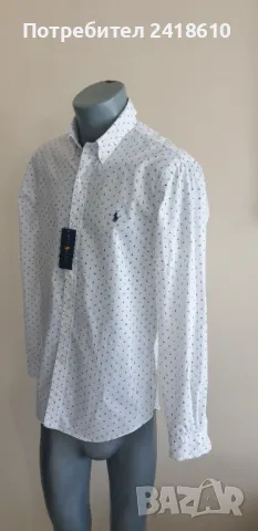 POLO Ralph Lauren Slim Fit  Stretch Cotton Mens Size M ОРИГИНАЛ! НОВО! Мъжка Риза!, снимка 10 - Ризи - 46825169