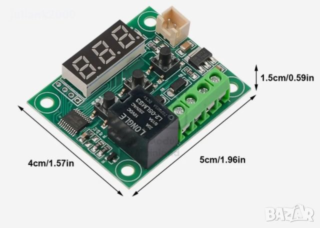 W1209  термоконтролер 12Волта, снимка 2 - Друга електроника - 45118831
