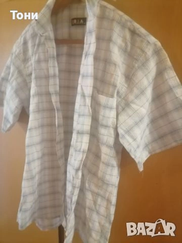 Нова Мъжка Риза Каре с Яка М, снимка 2 - Ризи - 53728859