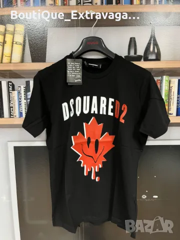 Мъжка тениска Dsquared Leaf !!!, снимка 1 - Тениски - 45828859