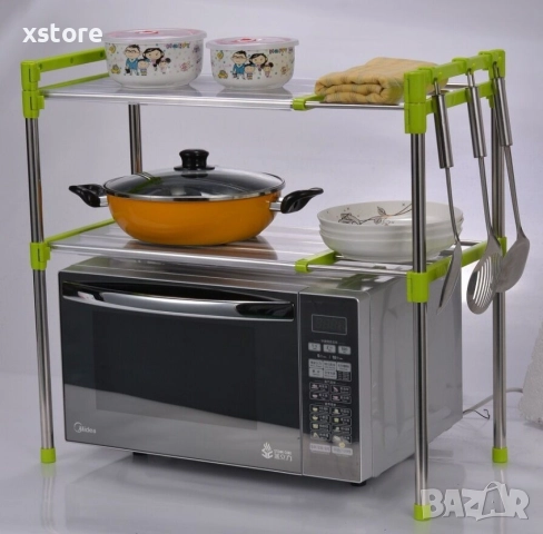 Етажерка за кухня с три рафта , снимка 5 - Етажерки - 52695725