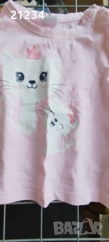 Маратонки за бебе - момиче и подарък блузка, снимка 5 - Бебешки обувки - 51377243