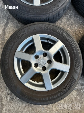 Джанти 5Х100 / ET35 5.5J / 14ЦОЛА, снимка 2 - Гуми и джанти - 54165758