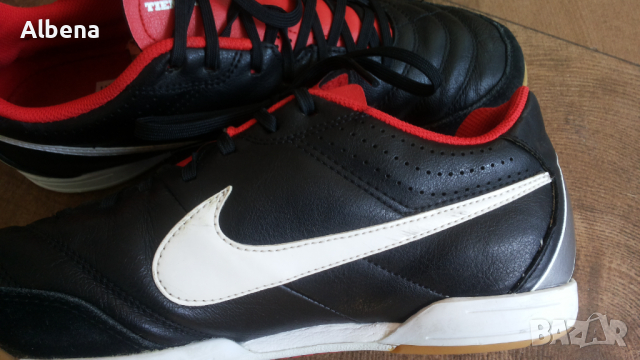 NIKE TIEMPO Leather Footbal Shoes Размер EUR 43 / U 8,5 за футбол естествена кожа 137-14-S, снимка 10 - Спортни обувки - 45063038
