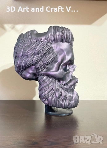 Поставка за слушалки Череп бръснар, снимка 3 - Други - 51519132