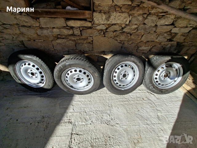 Железни джанти 15 5х112, снимка 5 - Гуми и джанти - 52742842