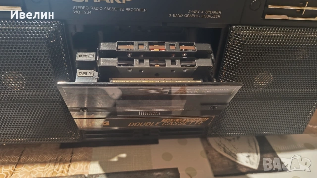 Двукасетен радиокасетофон SHARP, снимка 6 - Радиокасетофони, транзистори - 54019041
