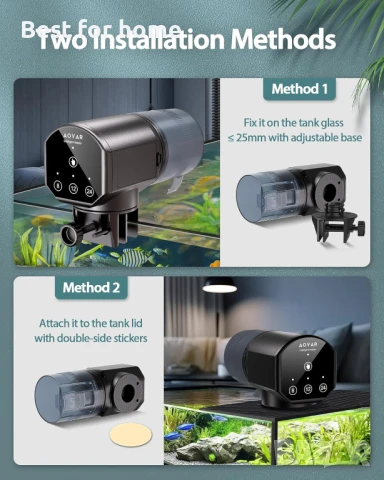 Автоматичен дозатор за хранилка за рибки Aoyar за аквариум, снимка 5 - Аквариуми - 50591566