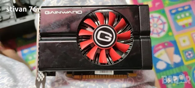 Продавам видео карта Gainward GTX 1050 TI 4GB GDDR5 128 BIT, снимка 1 - Видеокарти - 47013881