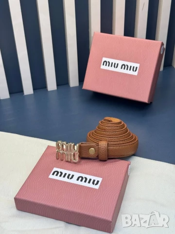 колани от естествена кожа в кутия miu miu , снимка 10 - Колани - 50592589