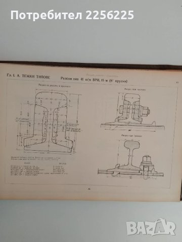 Албум за горното строене на железния път 1960г, снимка 4 - Специализирана литература - 51389946