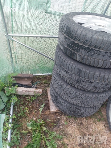 алуминиеви джанти с зимни гуми, снимка 3 - Гуми и джанти - 52046505