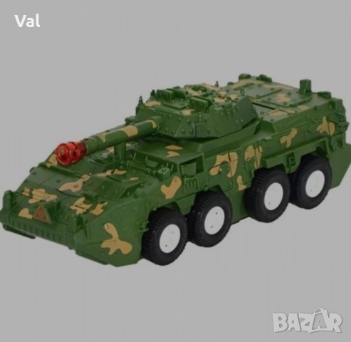 Трансформируем танк, бронирана кола, работещ с батерии робот, снимка 8 - Играчки за стая - 52406140