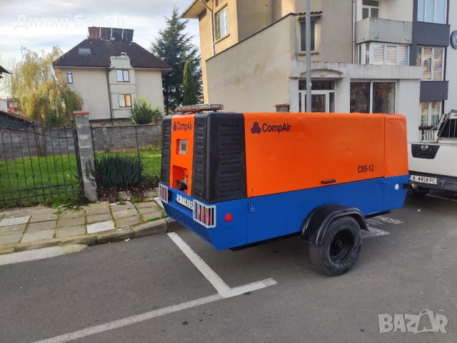 Мобилен винтов дизелов компресор 9.5m³, 5-12bar. под наем, снимка 2 - Индустриална техника - 52703749