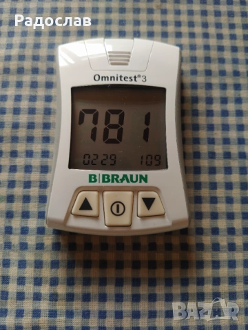 глюкомер Braun Omnitest 3, снимка 3 - Уреди за диагностика - 54093446