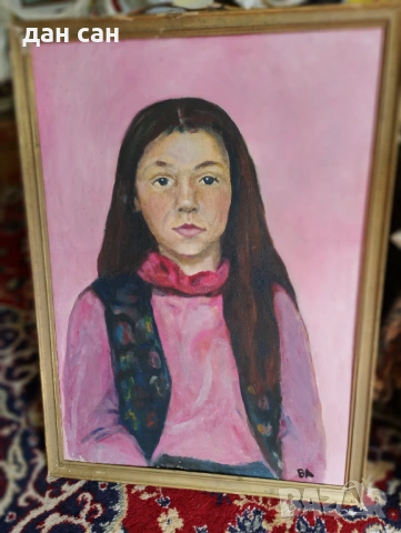 Виолета Арнаудова СБХ натюрморт пейзаж портрет подпис масло, снимка 6 - Картини - 20101932