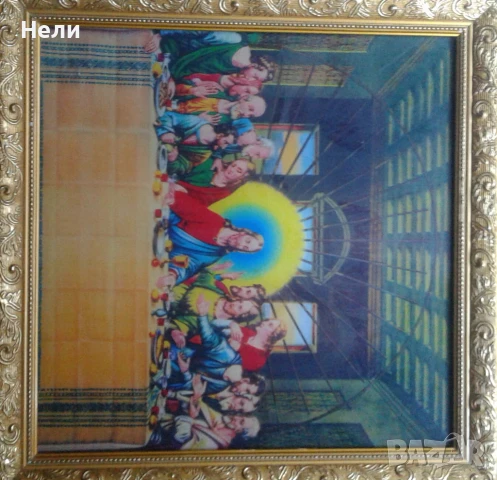 Светеща картина/икона, снимка 2 - Други - 51108588