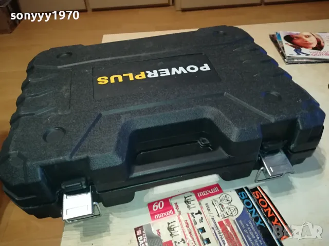 POWERPLUS-КОМПРЕСОР+БАТЕРИЯ+ЗАРЯДНО 0104251852, снимка 5 - Аксесоари и консумативи - 49729916