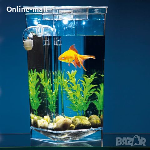 Самопочистващ се аквариум My Fun Fish Cleaning Tank, снимка 1 - Аквариуми - 46816629