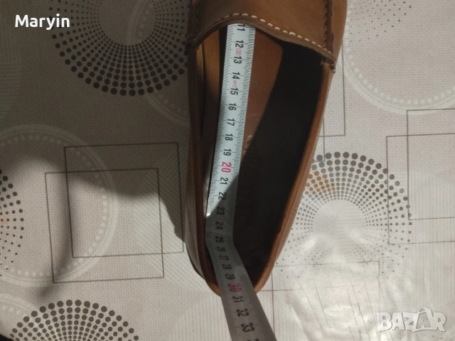 мъжки италиански кожени мокасини , снимка 9 - Маратонки - 53503644