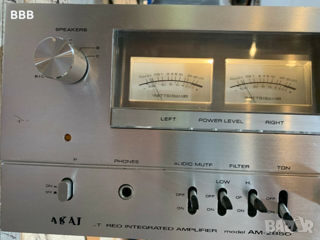 Akai AM-2850 / Akai 2850/, снимка 6 - Ресийвъри, усилватели, смесителни пултове - 45082637