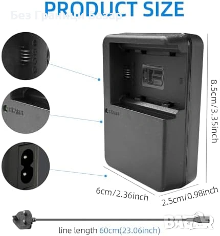 Ново Зарядно NP-W235 за Fujifilm GFX 100S 100S II 50S II + кабел фото, снимка 3 - Батерии, зарядни - 53696805