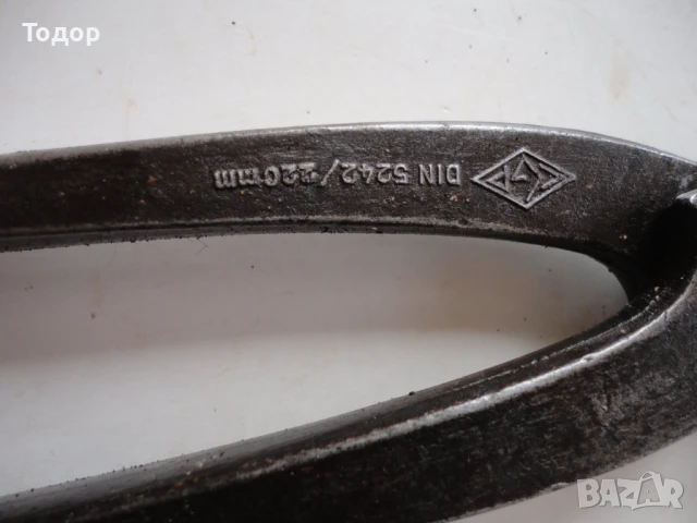 Немски арматурни клещи Din 5242, снимка 4 - Клещи - 50588748