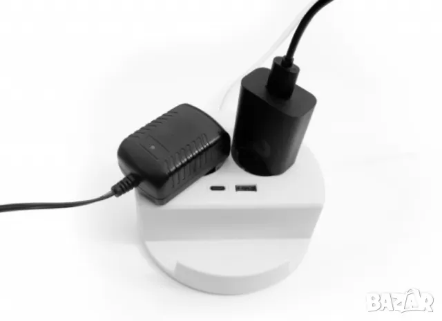 Technaxx, Настолно гнездо за мобилен телефон, 2 x 230V и 2 USB порта, снимка 5 - Друга електроника - 49182545