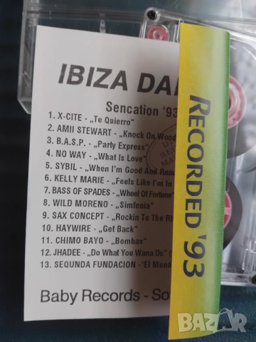Ibiza dance sensation '93 -аудио касета музика, снимка 2 - Аудио касети - 54090538
