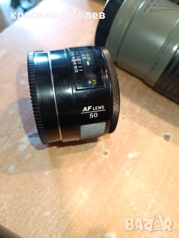 фотоапарат "Minolta DYNAX 600SI"+2 обектива и чанта., снимка 9 - Фотоапарати - 51460517