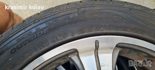 Оригинални лети джанти за Сеат и Фолксваген 17 цола , снимка 4 - Гуми и джанти - 50367531