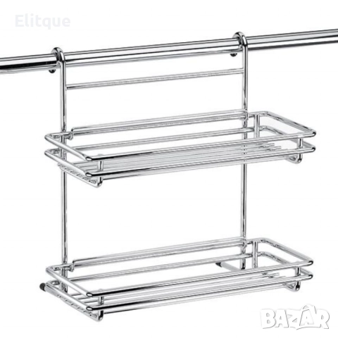 Двоен рафт 26xH16cm, снимка 2 - Други стоки за дома - 52831504