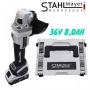 Aкумулаторен ъглошлайф Stahl Mayer 36V 125mm, снимка 1