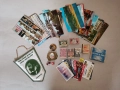 Стари картички, визитки, значки, кибритени кутии, снимка 1