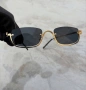 очила с черен обикновен калъф и ув защита Gucci, снимка 3