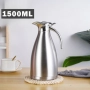 Комплект от 2 термоса Cheffinger 1L + 1.5L сребрист чайник, снимка 9