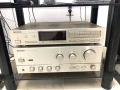 УНИКАЛНА СИСТЕМА Pioneer: A-701R + F-550RDS | Цвят Шампанско | Като НОВИ", снимка 1