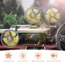 Троен автомобилен вентилатор Digital One SP01097, 12V, 2 скорости, 3 режима на употреба, за кола, къ, снимка 4
