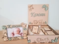 Персонализирани кутии за съкровища. Подарък за бебе. Погача, снимка 7
