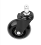 Комплект от 5 колелца за офис столове за твърд под 6.3 cm-10 mm, снимка 5