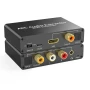 НОВ 192KHz DAC аудио конвертор, HDMI ARC аудио екстрактор (с USB кабел), снимка 1