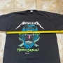 Fruit of the Loom Тениска Metallica Papa Het Was Horseman, мъжка размер XL графичен принт, снимка 6