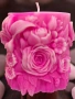 Свещ “ Розова магия”, снимка 4